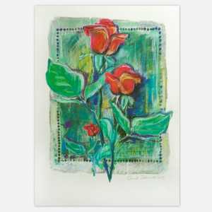 Zátiší s růžemi